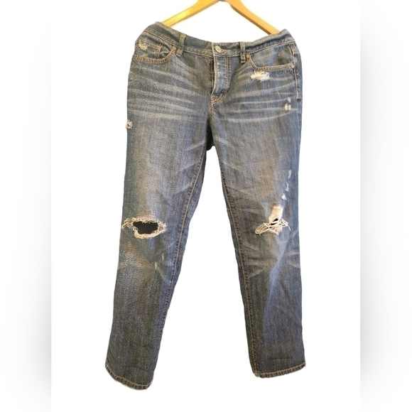 Ann Taylor Boyfriend Jeans Size 8 - Picture 2 of 5